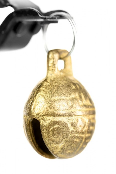 Черно-золотистые зажимы для сосков TOYFA Theatre - ToyFa - купить с доставкой в Сыктывкаре