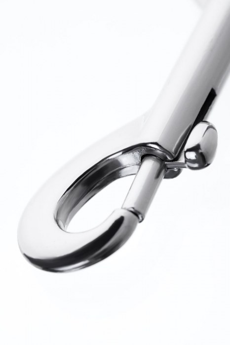 Серебристый двухсторонний карабин TOYFA Metal - ToyFa - купить с доставкой в Сыктывкаре