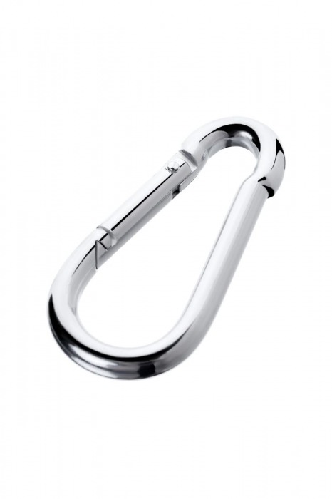 Серебристый карабин TOYFA Metal - ToyFa - купить с доставкой в Сыктывкаре