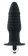 Черная ребристая вибровтулка с ограничителем - 9 см. - Sex Expert в Сыктывкаре Черная ребристая вибровтулка с ограничителем - 9 см. - Sex Expert