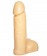 Пустотелый фаллоимитатор телесного цвета - 16,7 см. - Джага-Джага купить с доставкой в интернет-магазине Orgasmix в Сыктывкаре Пустотелый фаллоимитатор телесного цвета - 16,7 см. - Джага-Джага
