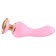 Розовый вибростимулятор SANYA - 18,5 см. - Shunga купить в Сыктывкаре с доставкой в Orgasmix.ru Розовый вибростимулятор SANYA - 18,5 см. - Shunga