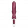 Бордовый вибратор-кролик Love me - 21,2 см. - Satisfyer