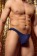 Темно-синие мужские трусы-тонги с контрастной строчкой - Darkzone купить с доставкой Темно-синие мужские трусы-тонги с контрастной строчкой - Darkzone купить с доставкой