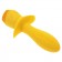 Желтая анальная вибропробка Mellow Yellow - 13,5 см. - Selopa