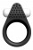 Чёрное эрекционное кольцо LIT-UP SILICONE STIMU RING 1 BLACK - Dream Toys - в Сыктывкаре купить с доставкой Чёрное эрекционное кольцо LIT-UP SILICONE STIMU RING 1 BLACK - Dream Toys - в Сыктывкаре купить с доставкой