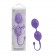 Фиолетовые каплевидные вагинальные шарики L amour Premium Weighted Pleasure System - California Exotic Novelties